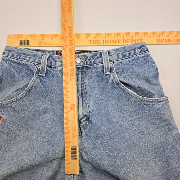 VTG- 90s JNCO J179 Pipes Easy Wide Leg Faded Denim Jeans 31x33  Skate Rave Y2K - Picture 12 of 15